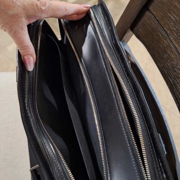 Louis Vuitton Noir briefcase (authentic) - Picture 3 of 6